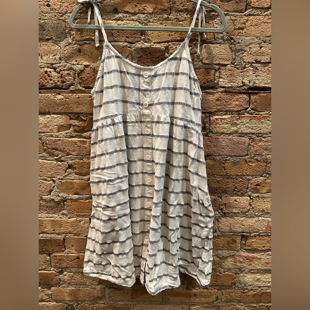 UpWest - Faux Linen Dress - Size Medium
